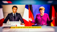 Haben einen Plan für den Wiederaufbau nach der Coronakrise: Angela Merkel und Emmanuel Macron