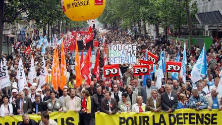 Frankreich Streik