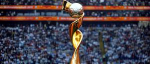 Der Preis für alle Mühen. Der Weltmeisterpokal der Fußball-WM. 