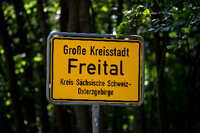 Inzwischen berüchtigt: Die Kreisstadt Freital in Sachsen