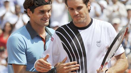 French Open - Haas und Federer