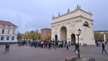 Friedensgebet vor dem Brandenburger Tor