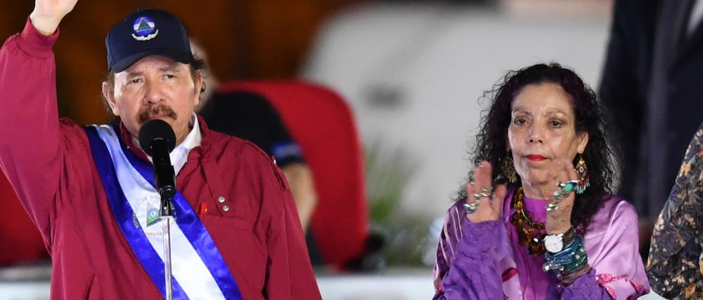 In fester Hand: Daniel Ortega und Rosario Murillo übernahmen 2022 erneut eine Amtszeit in Nicaragua.