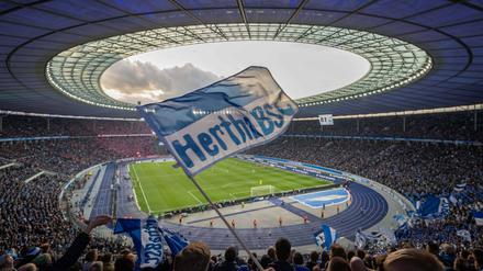 Die Fans von Hertha BSC hoffen auf bessere Zeiten ihres Klubs. 