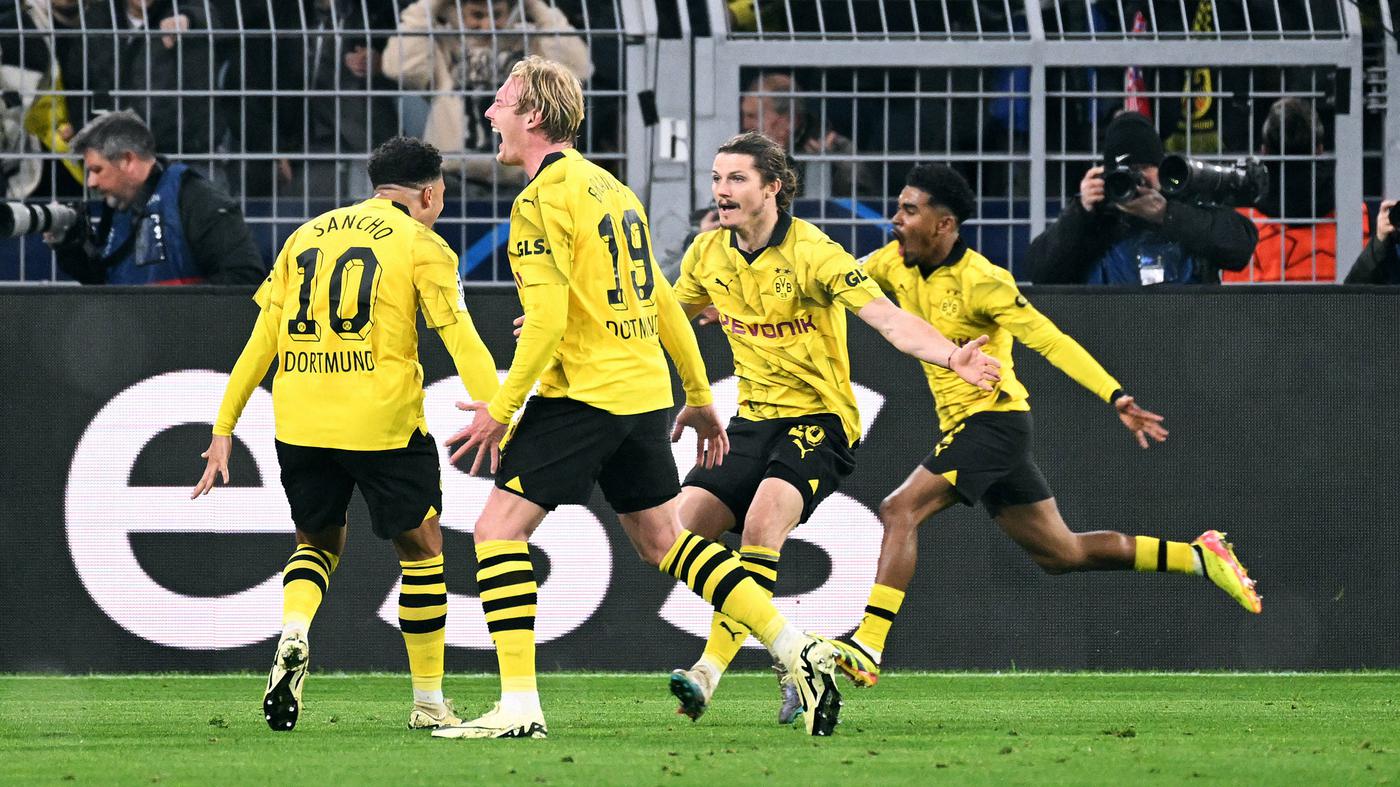 Borussia Dortmund is in the semi-finals of the Champions League