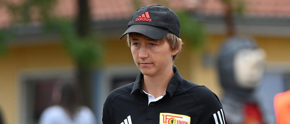 Union-Trainerin Ailien Poese vor dem Topspiel gegen Viktoria Berlin. 