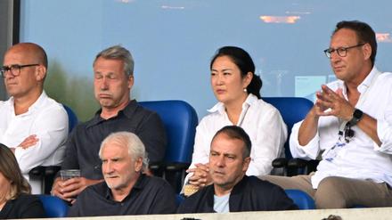 Seltener Besuch. Bundestrainer Hansi Flick und Rudi Völler sahen den Sieg des 1. FC Union beim SV Darmstadt 98.