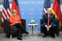 Angela Merkel und Donald Trump beim G20-Gipfeltreffen 2018 in Buenos Aires