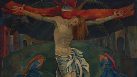„Beweinung am Kreuz“ aus dem Jahr 1921 von Elisabeth Voigt.