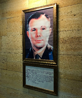 Zwei Tage soll Juri Gagarin im Keller gefeiert haben. Ein Dankesschreiben erinnert an seinen Besuch.