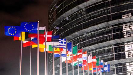 Das Europäische Parlament in Strasbourg.