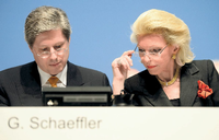 Georg und Maria-Elisabeth Schaeffler, deren Unternehmen zuletzt massiv an Wert verlor.