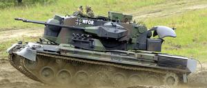 Ein Flakpanzer vom Typ Gepard.
