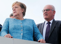 Angela Merkel und Volker Kauder 2018.