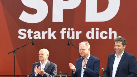 SPD-Veranstaltung in Bremen.