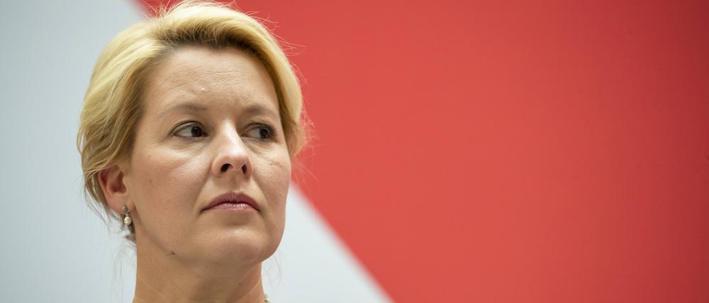 Franziska Giffey kurz nach der Bundestagswahl.