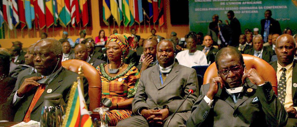 Gipfel der Afrikanischen Union in Scharm el Scheich - Mugabe