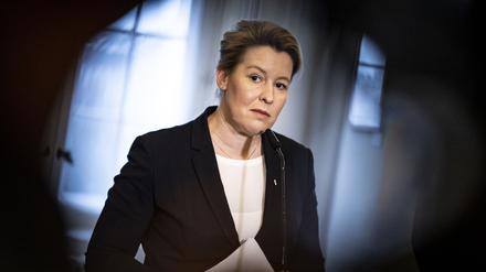 Berlins Regierende Bürgermeisterin Franziska Giffey (SPD) muss um ihr Amt fürchten.