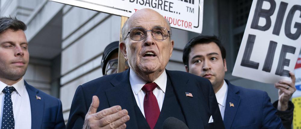 Rudy Giuliani, ehemaliger Bürgermeister von New York.