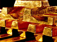 Symbol des Reichtums: Gold.