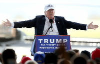 Donald Trump im Wahlkampf in Hagerstown, Maryland.