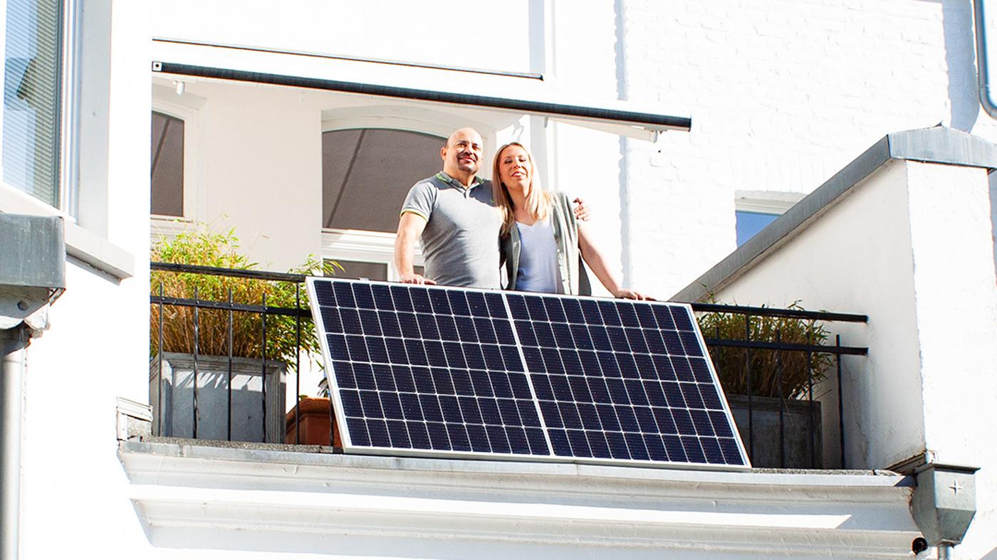 Kleine Photovoltaik-Anlagen für den Balkon liegen im Trend