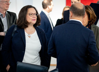 Unter Druck: SPD-Chefin Andrea Nahles.