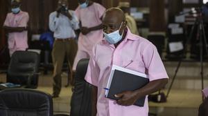  Paul Rusesabagina, der den Film «Hotel Ruanda» inspiriert, nimmt an einer Gerichtsverhandlung teil. 