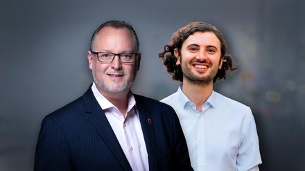 Falco Liecke (CDU, links) und Hakan Demir (SPD)