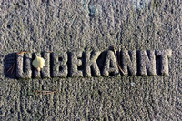 Ein Stein, ein Wort. Der Friedhof in Halbe in Brandenburg.