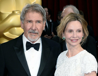 Harrison Ford mit seiner Frau Calista Flockhart im Jahr 2014.