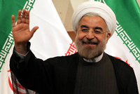 Wiedergewählt: Der iranische Präsident Hassan Ruhani.