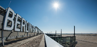 Blick in das Hauptterminalgebäude des Hauptstadtflughafens Berlin Brandenburg Willy Brandt (BER).