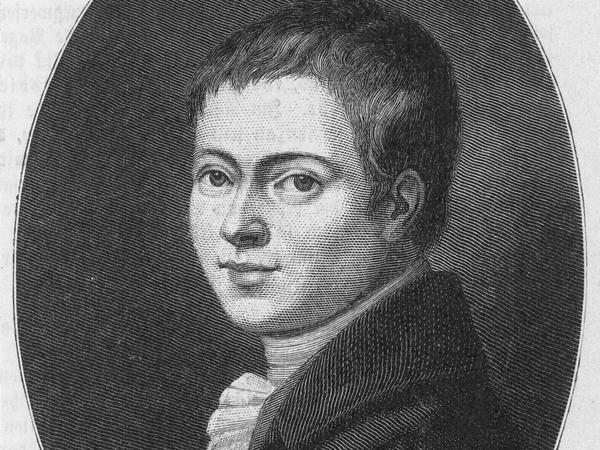 Heinrich von Kleist wurde 1777 in Frankfurt (Oder) geboren und nahm sich 1811 am Kleinen Wannsee das Leben. Es gibt von ihm nur dieses eine Porträt.