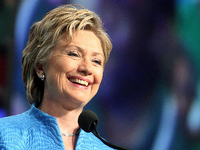 Wieder da: Die ehemalige US-Außenministerin und Präsidentschaftskandidatin Hillary Clinton