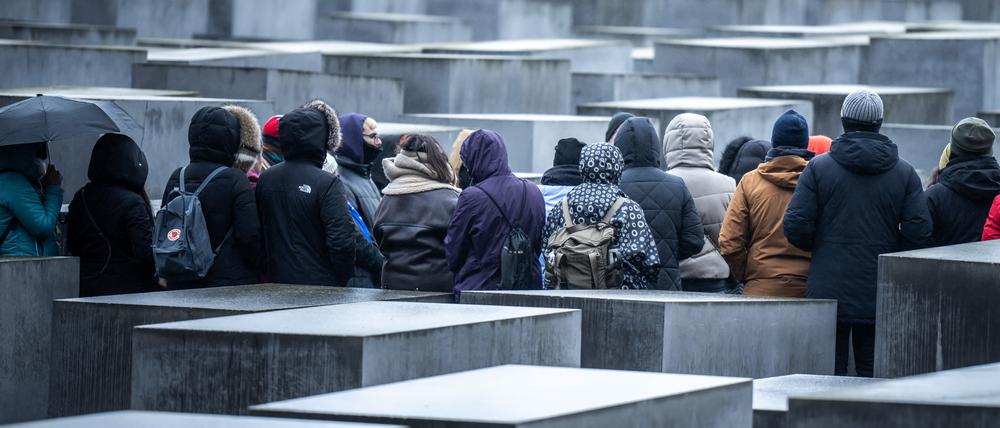 Holocaustmahnmal, das Denkmal zur Erinnerung an die Millionen Juden, die während der nationalsozialistischen Gewaltherrschaft verfolgt und ermordet wurden.