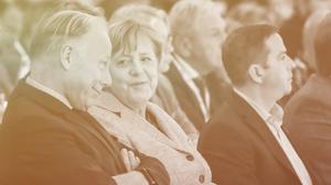 Jürgen Trittin und Angela Merkel haben die politische Landschaft Deutschlands jahrzehntelang mitgeprägt.