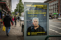 Die Plakate. Der Verein Borussia Dortmund hat diese Aktion nicht initiiert.