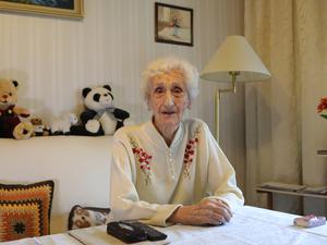 Ilse Schwanz aus Potsdam feiert am 29. Februar ihren 100. Geburtstag.