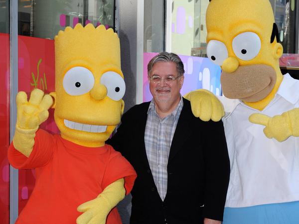 2012 wurde „Simpsons“-Erfinder Matt Groening in Los Angeles mi einem Stern auf dem Hollywood Walk of Fame geehrt.