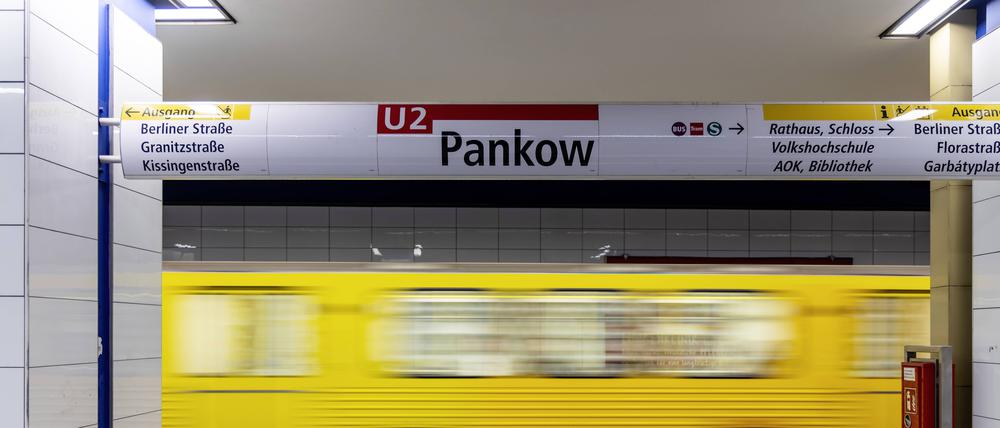 Der Bahnhof Pankow.