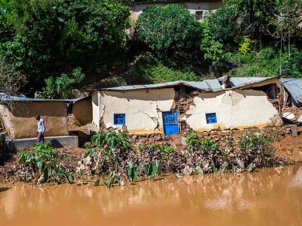 Überschwemmungen in Ruandas Hauptsadt Kigali im Mai 2020.