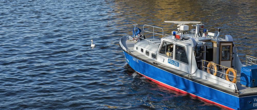Ein Boot der Wasserschutzpolizei Berlin.