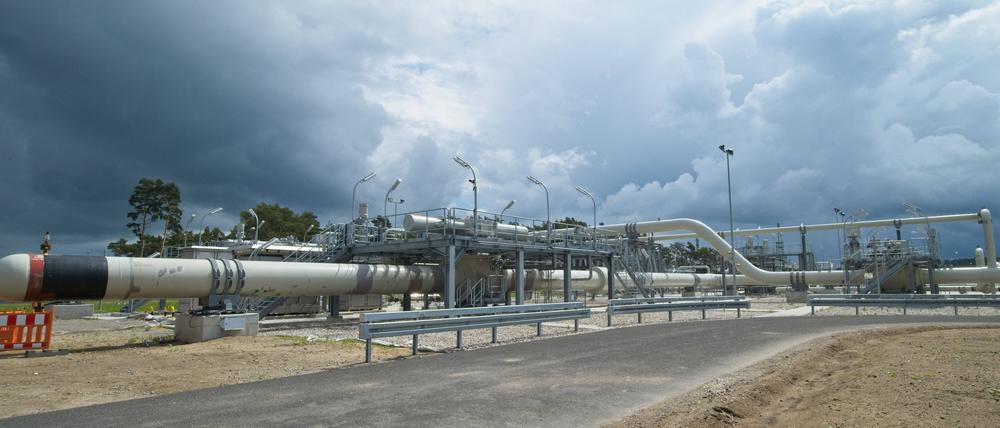 Die Anlandestation für die Nord Stream 2-Pipeline in Lubmin