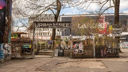 „Urban Spree“ auf dem Friedrichshainer RAW-Gelände. Wir hier nächste Woche ein rechtes Konzert abgehalten? 