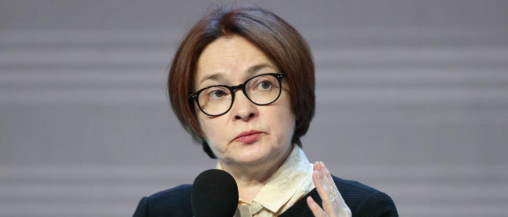 Elvira Nabiullina wollte angeblich zu Kriegsbeginn abtreten – doch Putin soll sie nicht gelassen haben.