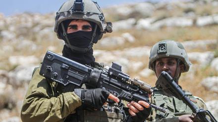 Israelische Soldaten am 16. Juni
