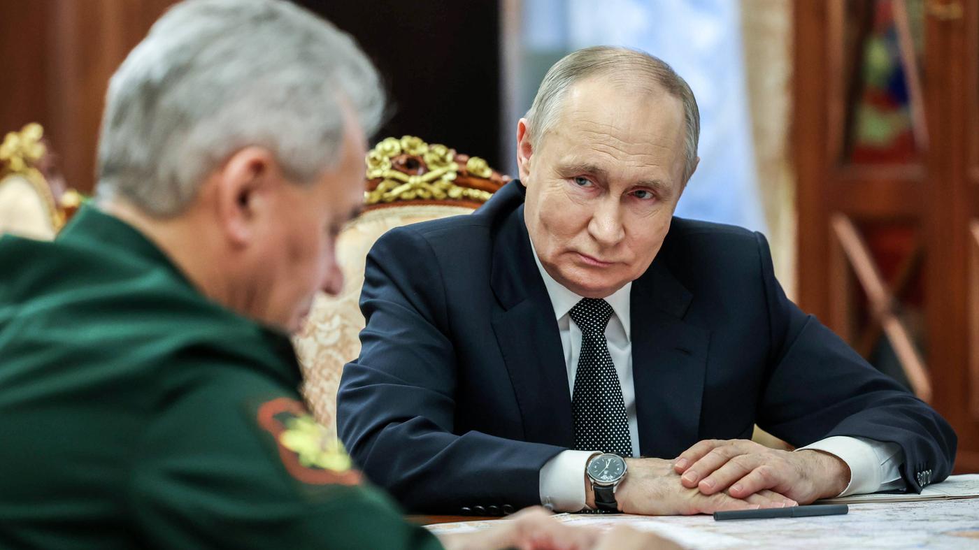 Nach der Einnahme von Awdijiwka : Putin fordert weiteres Vorr&uuml;cken der russischen Soldaten