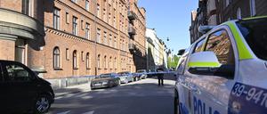 Schüsse nahe der israelischen Botschaft in Stockholm.