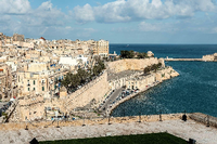 Die Hafenstadt Valletta, die Hauptstadt der Insel Malta